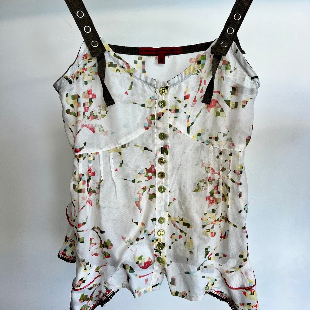 CUTE SILK TOP MARITHE + FRANCOIS GIRBAUD